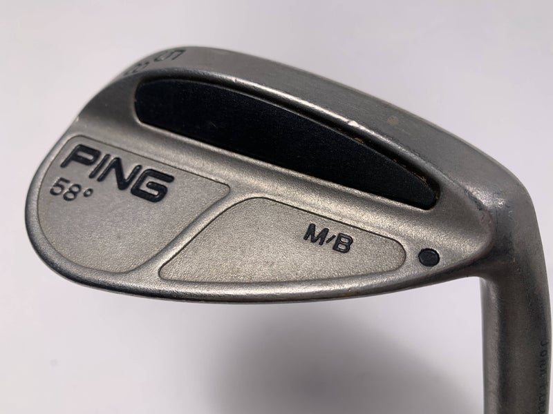 Ping MB Lob Wedge LW 58* Black Dot Wedge Steel Mens RH