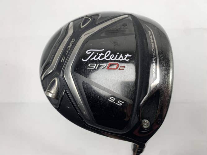 Titleist 917 D2 Driver 9.5* Aldila Rogue max 65g Stiff RH Midsize Grip