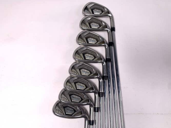 Callaway Rogue Iron Set 4-PW+GW Regular Steel Mens RH