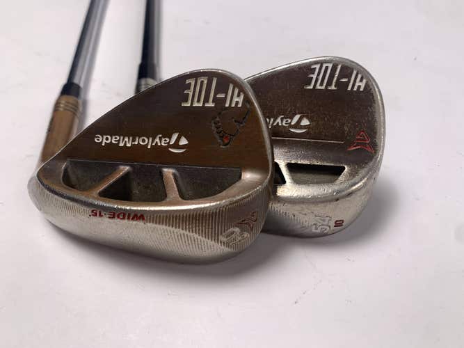 TaylorMade HI-TOE RAW Wedge Set 54* 10 | 60* KBS Hi-Rev 2.0 115g Wedge Mens RH