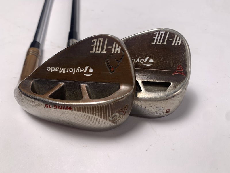 TaylorMade HI-TOE RAW Wedge Set 54* 10 | 60* KBS Hi-Rev 2.0 115g Wedge Mens RH