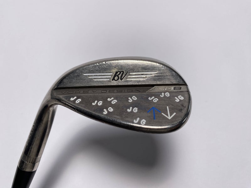 Titleist Vokey SM8 Tour Chrome Sand Wedge SW 54* 12 D-Grind Wedge Steel Mens LH