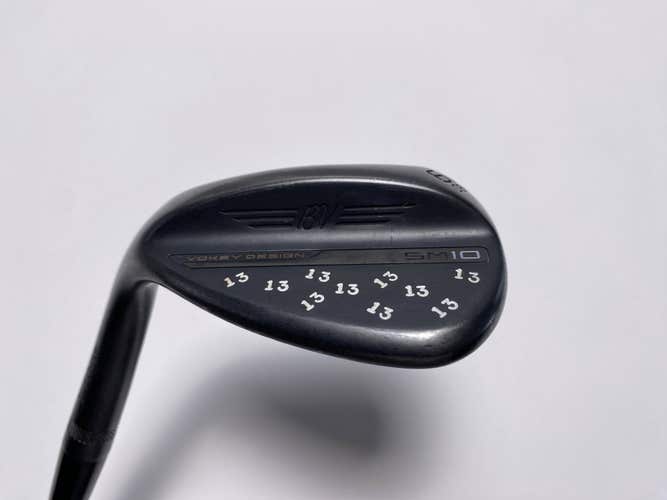 Titleist Vokey SM10 Jet Black Lob Wedge LW 60* 8 M-Grind KBS Hi Rev 2.0 Mens LH