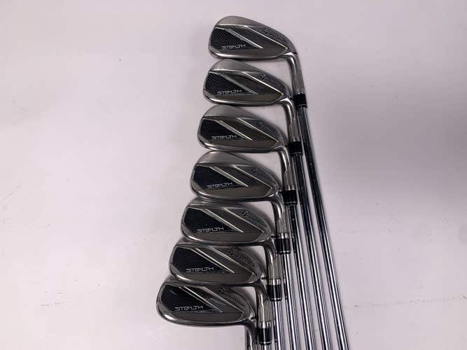 TaylorMade Stealth Iron Set 5-PW+GW KBS Max MT 85g Stiff Steel Mens RH