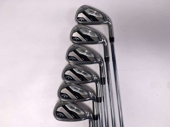 Callaway Mavrik Max Iron Set 5-PW True Temper Elevate VSS Stiff Steel Mens RH