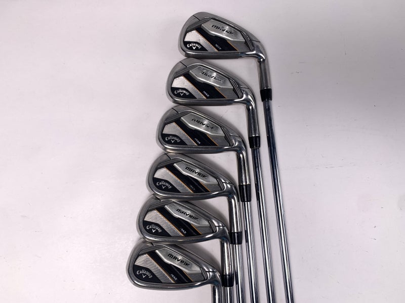 Callaway Mavrik Max Iron Set 5-PW True Temper Elevate VSS Stiff Steel Mens RH