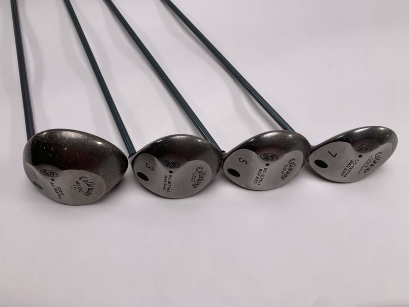 Callaway Big Bertha Warbird Wood Set Driver  3 5 7 | 11* 15* 18* 21* Ladies RH