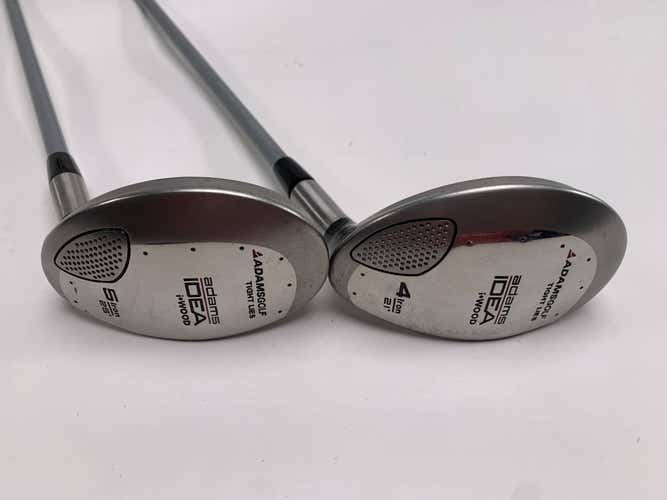 Adams Idea i-Wood 4 & 5 Hybrid Set 21* 25* Idea Womens Ladies Graphite Womens RH