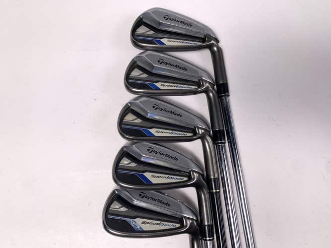 TaylorMade Speedblade Iron Set 5-9 Matrix 65g Regular Graphite Steel Mens RH