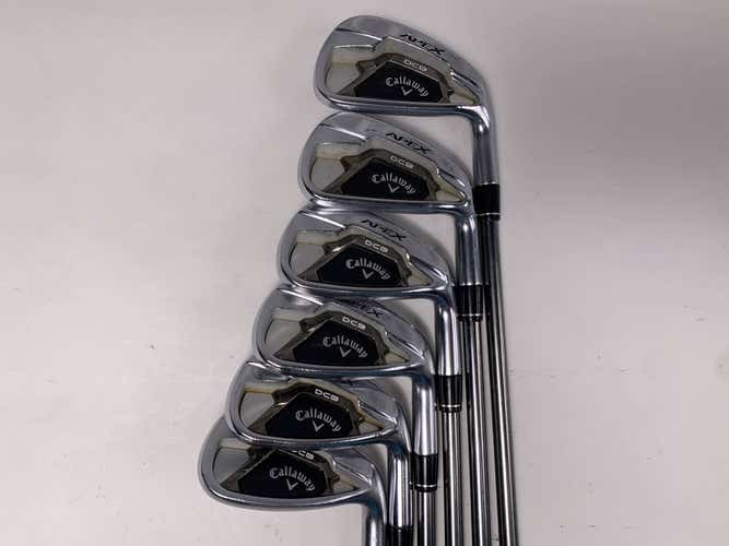 Callaway Apex DCB 21 Iron Set 6-PW+GW RCH 65 Senior Graphite Mens RH