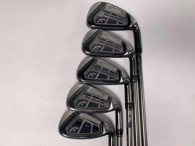 Callaway Big Bertha OS Iron Set 5-9 UST Mamiya Recoil ES 460 F3 Regular RH