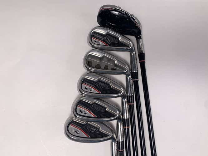 Adams Idea Tech V4.0 Hybrid Iron Set 6H 7-PW+SW Idea Womens 50g Ladies RH