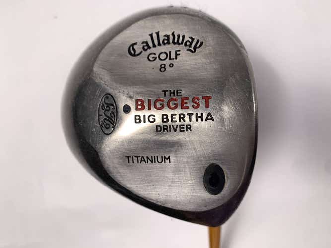 Callaway The Biggest Big Bertha Driver 8* ProForce 65 Gold Stiff Graphite RH