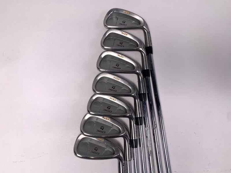 TaylorMade 360 XD Iron Set 3-9 Regular Steel Mens RH