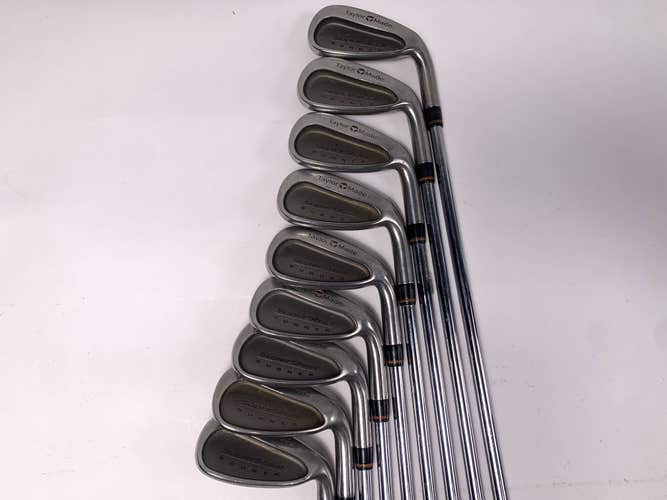 TaylorMade Supersteel Iron Set 3-PW+SW Bubble R-80 Regular Steel Mens RH