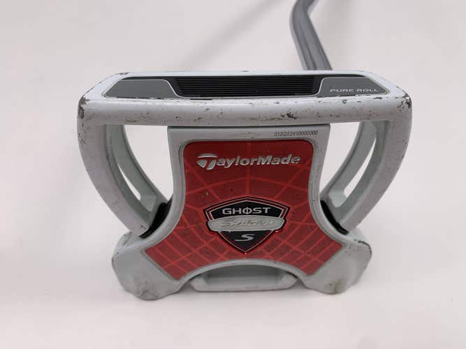 TaylorMade Spider Ghost White Double Bend Putter 34" Mens RH