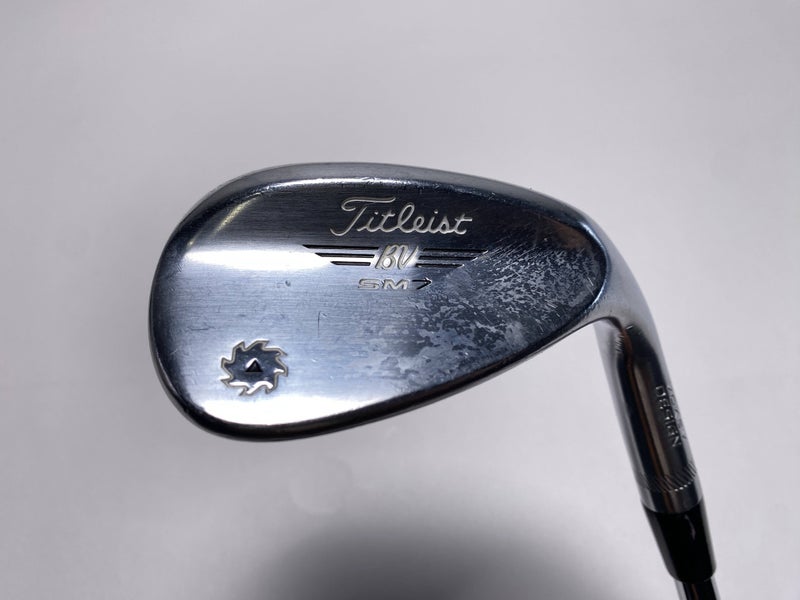 Titleist Vokey SM7 Tour Chrome Lob Wedge LW 56* 10 Bounce S-Grind Wedge Mens RH