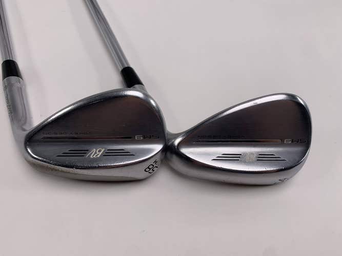 Titleist Vokey SM9 Tour Chrome Wedge Set 54* 10 | 58* 8 Wedge RH -1/2''