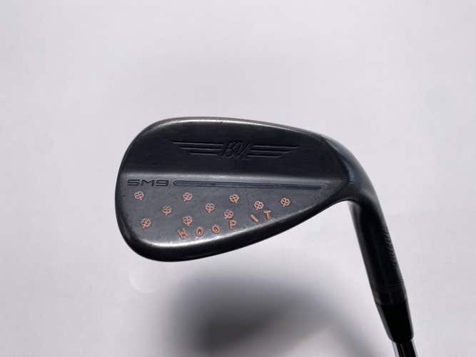 Titleist Vokey SM9 Jet Black Sand Wedge SW 54* 14 Bounce F-Grind Wedge Mens RH