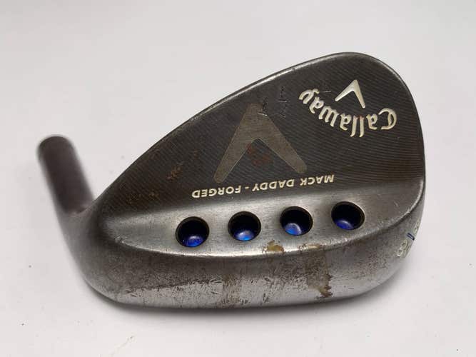 Callaway Mack Daddy Forged Slate Lob Wedge LW 58* 8 Bounce HEAD ONLY Mens RH