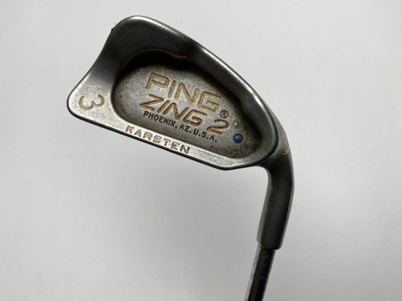 Ping Zing 2 Single 3 Iron Blue Dot 1* Up Karsten JZ Regular Steel Mens RH