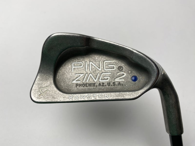Ping Zing 2 Single 4 Iron Blue Dot 1* Up Aldila Karsten 101 Regular Graphite RH