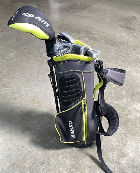 Top Flite Junior Club Set Driver 4H 7i SW Putter Junior RH HC +Bag - Dents