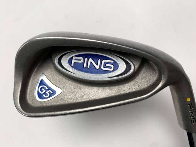 Ping G5 Single 7 Iron Yellow Dot AWT Stiff Steel Mens RH