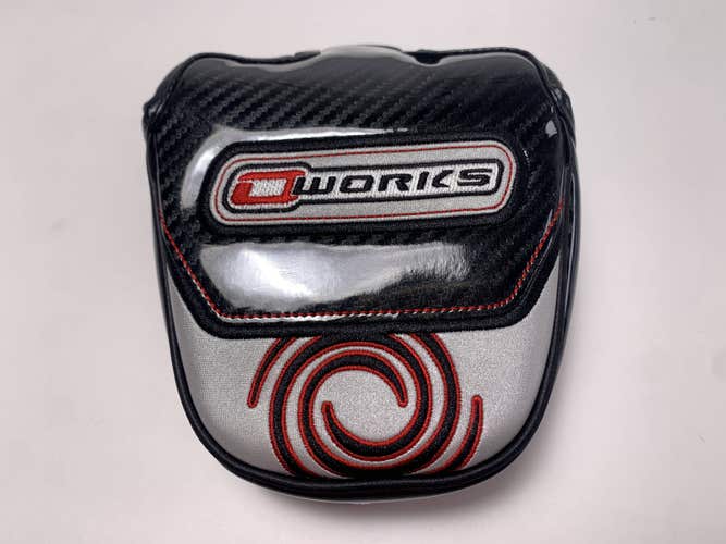Odyssey O-Works Mallet Putter Headcover Black Grey Red HC NEW