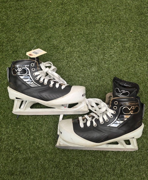 Senior True VH Two Piece Hockey Goalie Skates 8 | Custom Fitted Bauer Cowling