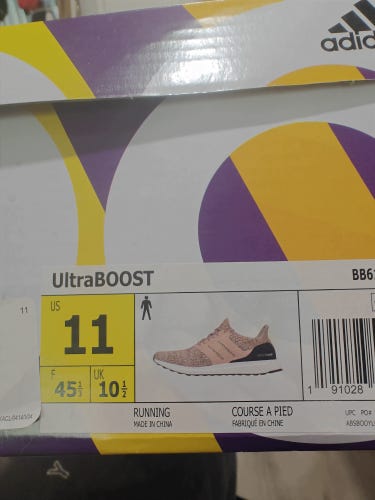 Pink Men's Size M 11.0 (W 12.0) Adult Adidas Shoes (Used)