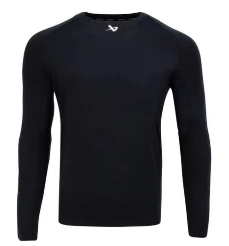NEW BAUER PRO LONG SLEEVE BASELAYER TOP - ADULT SMALL