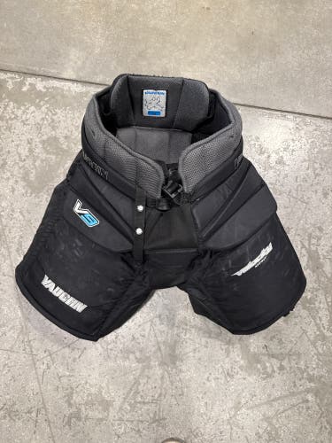 Black Vaughn Velocity V9 Hockey Goalie Pants (Used) | Intermediate Small/Medium