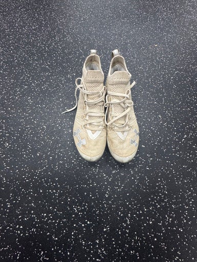 Used Under Armour HIGHLIGHT Adult FB Cleats White Senior 8 11849-S000033652