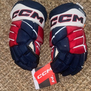 New CCM Jetspeed 14" Pro Stock Gloves Washington Capitals Raddysh