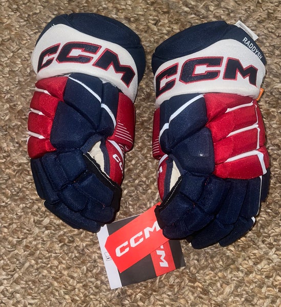 New CCM Jetspeed 14" Pro Stock Gloves Washington Capitals Raddysh
