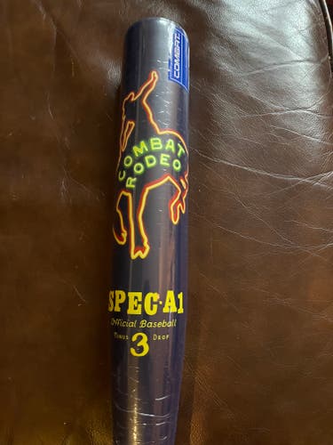2025 Combat MFG Spec A1 Midnight Rodeo Saddle Up Alloy BBCOR Certified Bat (-3) 31 oz 34" (New)