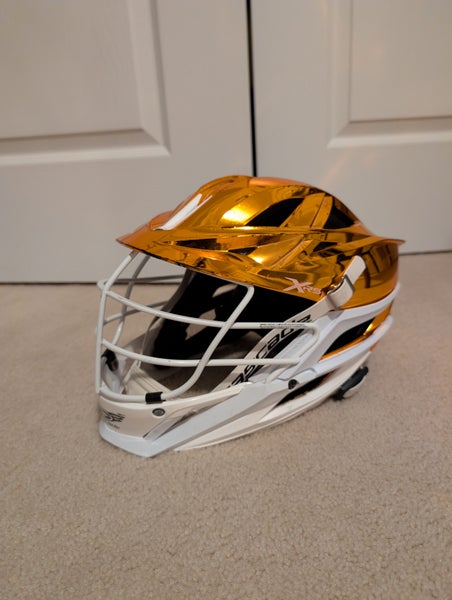 Chrome Orange Youth Cascade XRS Helmet with Quick clip chinstrap (Used)