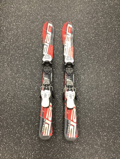 Used Elan ELAN FORMULA GX Boys DH Ski/Binding Red And Black 90 cm 11851-S000040299