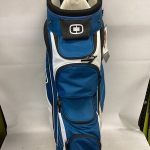 Used Ogio 10 SLOT CART BAG Mens Cart Bag Royal Blue 11851-S000040286