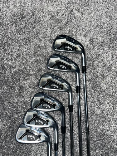 Men's Callaway Callaway Apex 21 Iron Set Right Handed Iron Set Regular Flex Steel Shaft (Used)