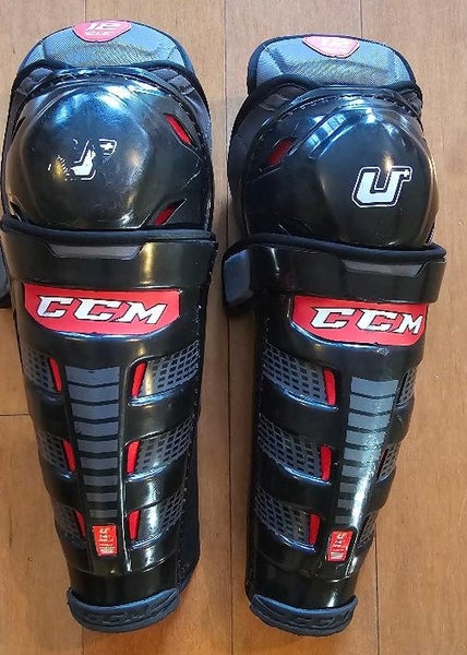 Senior CCM U+ 15" Shin Pads (Used)