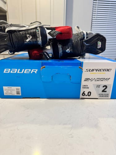 2024 Bauer Supreme Shadow Hockey Skates Size 6 (Used) Fly-ti BLADES INCLUDED