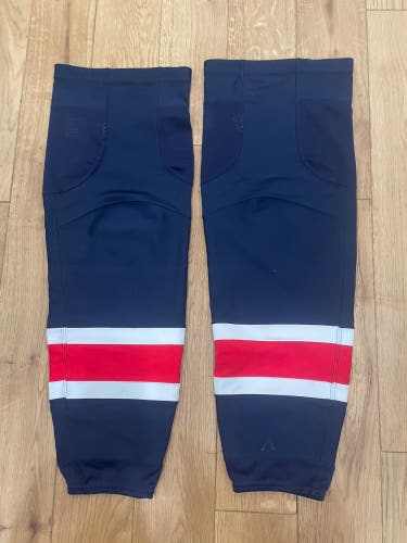 Washington Capitals Stadium Series Large Adidas Socks Pro Stock (New)