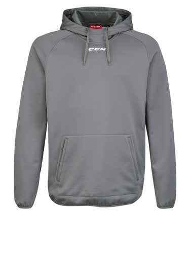 NEW CCM Team Training Hoodie, Gray, Sr. Large