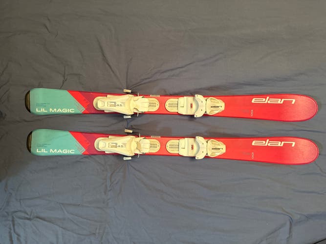 Kid's Elan Lil Magic 100 cm All Mountain Skis (Used)