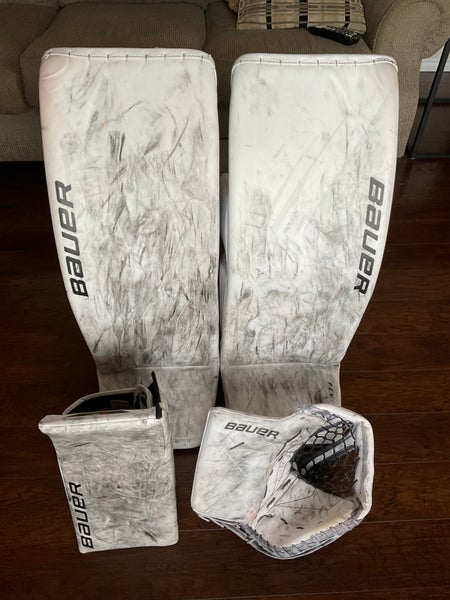 Bauer Flylite Pads + Glove with Shadow Blocker Pro Stock - size large