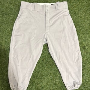 Gray Men's Size 34 Adult Nike Game Pants (Used)