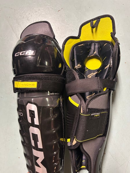 Senior CCM Tacks 15" Shin Pads (New)