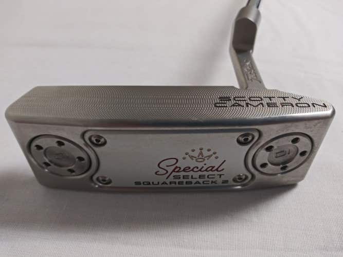 Scotty Cameron Special Select Squareback 2 Putter 35" (Plumbers Neck) Golf Club